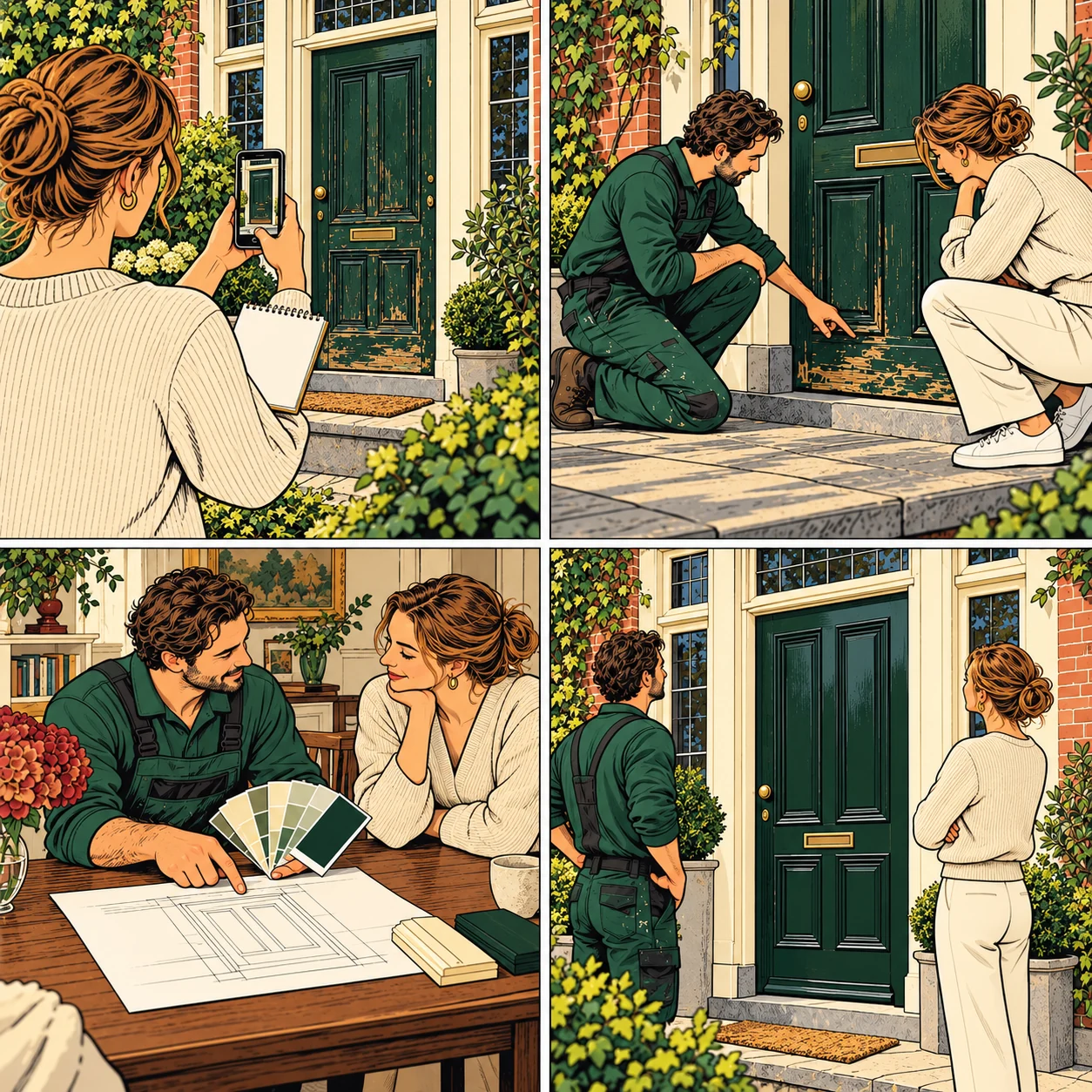 Stripillustratie: laat uw wens zien